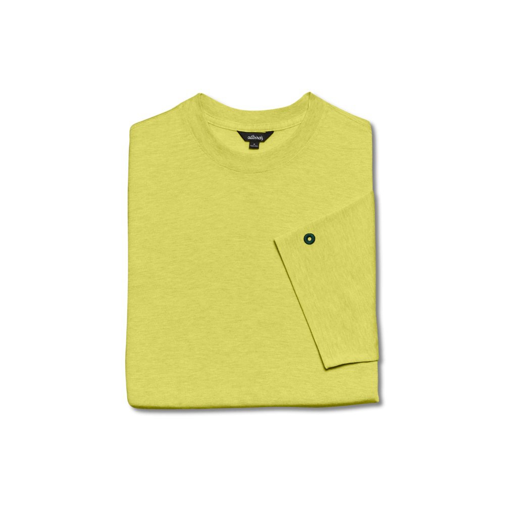 Allbirds Men\'s T-Shirt Light Green - TrinoXO™ - 38927VKBT